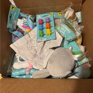 Bundle of Easter Items Lot Toys Seasonal Bunny Eggs gift bags